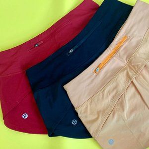 Lululemon Speed Up Shorts Size 2 LOT